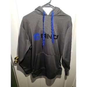 Vintage AND 1 Hoodie Men's S Gray and Blue Sweatshirt Basketball 90s Rare